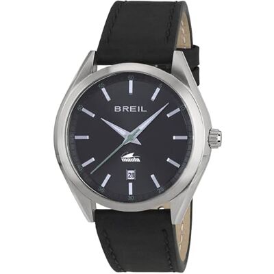 BREIL Reloj Hombre, Brazalete de Piel De Becerro, Caja 42 cm Colección MANTA CITY, Movimiento Cuarzo Cosa Análoga, Resistente al agua hasta 100 metros, Ideas de regalos para Hombre BREIL Reloj Hombre, Brazalete de Piel De Becerro, Caja 42 cm Colección MANTA CITY, Movimiento Cuarzo Cosa Análoga, Resistente al agua hasta 100 metros, Ideas de regalos para Hombre