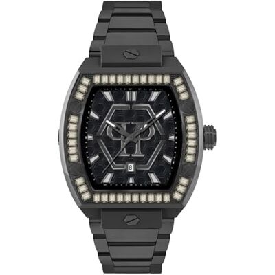 Philipp Plein Reloj de Pulsera analógico de Cuarzo Hexagon Phantom para Hombre Philipp Plein Reloj de Pulsera analógico de Cuarzo Hexagon Phantom para Hombre
