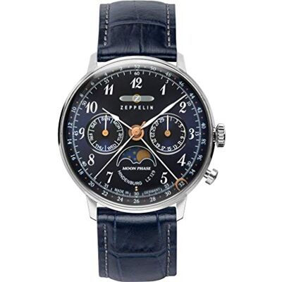 Zeppelin Quartz Watch Reloj para Mujer Analógico de Cuarzo con Brazalete de Piel de Vaca Zeppelin Quartz Watch Reloj para Mujer Analógico de Cuarzo con Brazalete de Piel de Vaca