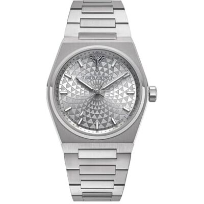 Carlo Colucci Reloj de Hombre de Cuarzo Plata Acero Inoxidable Cristal de Zafiro Carlo Colucci Reloj de Hombre de Cuarzo Plata Acero Inoxidable Cristal de Zafiro