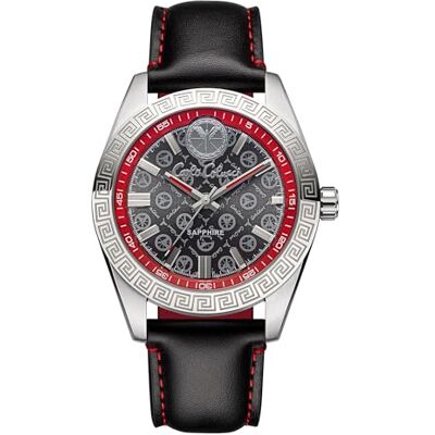 Carlo Colucci Reloj analógico de Cuarzo para Hombre con Correa de Piel Carlo Colucci Reloj analógico de Cuarzo para Hombre con Correa de Piel