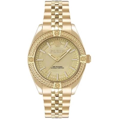 Philipp Plein Reloj analógico de Cuarzo para Hombre 32031700, Dorado, OS, Cadena con Icono de Plein Philipp Plein Reloj analógico de Cuarzo para Hombre 32031700, Dorado, OS, Cadena con Icono de Plein