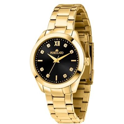 Morellato Reloj de Mujer, Solo Tiempo, 3H, analógico, colección Style Limited Edition – R0153157507, Dorado, El diseño General del Reloj, Teniendo en Cuenta la Forma de la Caja Redonda, el Uso de Morellato Reloj de Mujer, Solo Tiempo, 3H, analógico, colección Style Limited Edition – R0153157507, Dorado, El diseño General del Reloj, Teniendo en Cuenta la Forma de la Caja Redonda, el Uso de