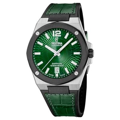 Festina Reloj automático Swiss Made para Hombre con Correa de Piel Festina Reloj automático Swiss Made para Hombre con Correa de Piel