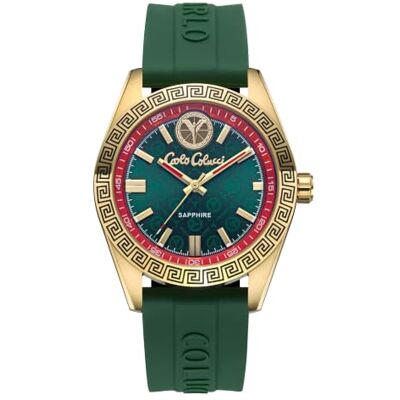 Carlo Colucci Reloj de Hombre de Cuarzo y Cristal de Zafiro Dorado Carlo Colucci Reloj de Hombre de Cuarzo y Cristal de Zafiro Dorado