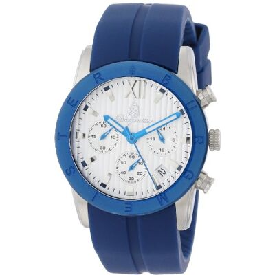 Burgmeister Reloj cronógrafo de Cuarzo para Mujer con Correa de Silicona, Color Azul Burgmeister Reloj cronógrafo de Cuarzo para Mujer con Correa de Silicona, Color Azul