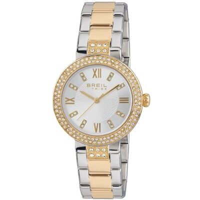 BREIL Reloj DE Mujer Dance Floor Esfera de Plata Movimiento Silver Solo 3 Cuarzo LANCHE y Pulsera DE Acero Color Plata, Oro EW0421 BREIL Reloj DE Mujer Dance Floor Esfera de Plata Movimiento Silver Solo 3 Cuarzo LANCHE y Pulsera DE Acero Color Plata, Oro EW0421