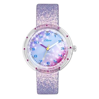 s.Oliver Reloj de Pulsera para niñas Reloj de Cuarzo analógico, con Correa de Piel sintética, Multicolor, Resistente al Agua, Viene en Caja de Regalo, s.Oliver Reloj de Pulsera para niñas Reloj de Cuarzo analógico, con Correa de Piel sintética, Multicolor, Resistente al Agua, Viene en Caja de Regalo,