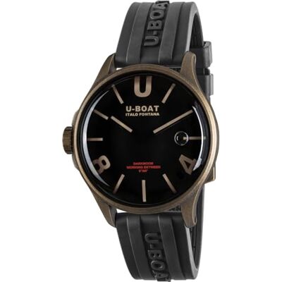 U-Boat Analógico Modelo 9549 Darkmoon Brown Vintage Mens Watch 40mm 5ATM. Marca U-Boat Analógico Modelo 9549 Darkmoon Brown Vintage Mens Watch 40mm 5ATM. Marca