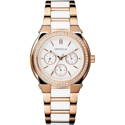 ORPHELIA Reloj para Mujeres, Correa de cerámica Multicolor ORPHELIA Reloj para Mujeres, Correa de cerámica Multicolor