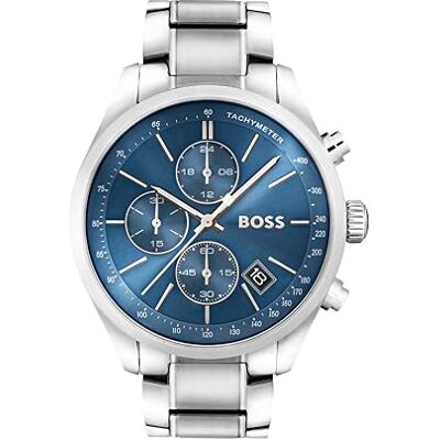 Boss Reloj Cronógrafo de Cuarzo para hombre Colleción Grand Prix con Correa en piel o en Acero inoxidable Boss Reloj Cronógrafo de Cuarzo para hombre Colleción Grand Prix con Correa en piel o en Acero inoxidable