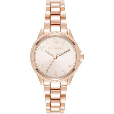Steve Madden Reloj para Mujer con Pulsera, Oro Rosa Steve Madden Reloj para Mujer con Pulsera, Oro Rosa