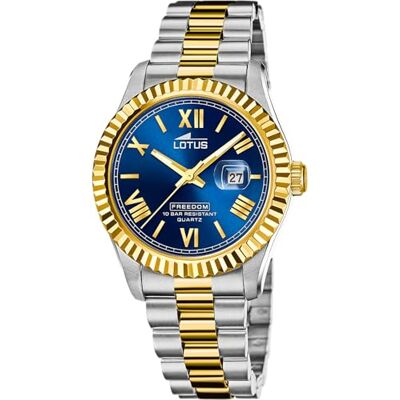 Lotus Reloj Hombre Analógico de Acero Inoxidable 316l Multicolor Lotus Reloj Hombre Analógico de Acero Inoxidable 316l Multicolor