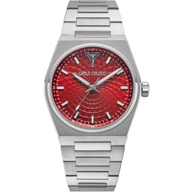 Carlo Colucci Reloj de Hombre CC600-1 de Cuarzo Plata Acero Inoxidable Cristal de Zafiro Carlo Colucci Reloj de Hombre CC600-1 de Cuarzo Plata Acero Inoxidable Cristal de Zafiro