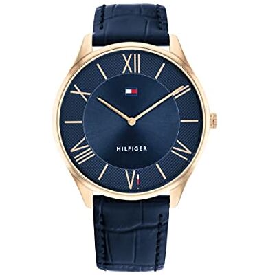 Tommy Hilfiger Becker Reloj analógico para Hombre, Azul, Lujoso Tommy Hilfiger Becker Reloj analógico para Hombre, Azul, Lujoso
