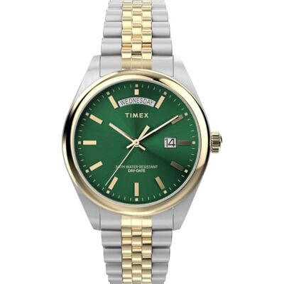 Timex Men's Legacy Day and Date 41mm Stainless Steel Bracelet Watch Timex Men's Legacy Day and Date 41mm Stainless Steel Bracelet Watch