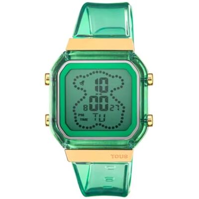 TOUS Watches d-Bear Fresh Reloj para Mujer Digital con Brazalete de Goma 3000133000 TOUS Watches d-Bear Fresh Reloj para Mujer Digital con Brazalete de Goma 3000133000