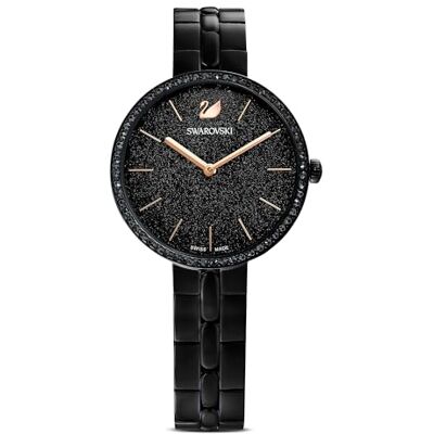 Swarovski Reloj Cosmopolitan, Brazalete de metal, Negro, PVD negro Swarovski Reloj Cosmopolitan, Brazalete de metal, Negro, PVD negro