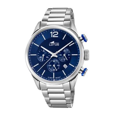 Lotus Reloj Hombre Analógico de Acero Inoxidable 316l Plateado Lotus Reloj Hombre Analógico de Acero Inoxidable 316l Plateado