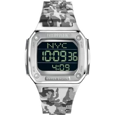 Philipp Plein Reloj de Cuarzo Digital Hyper $Hock, Multicolor, -AMZUK Philipp Plein Reloj de Cuarzo Digital Hyper $Hock, Multicolor, -AMZUK