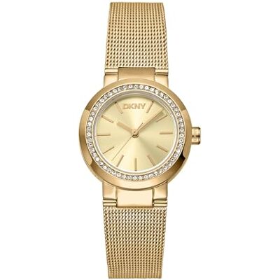 DKNY Reloj de Cuarzo Eastside Mini Cuarzo 5 ATM, Dorado, Talla única, Moderno DKNY Reloj de Cuarzo Eastside Mini Cuarzo 5 ATM, Dorado, Talla única, Moderno