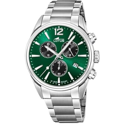 Lotus Reloj Hombre Analógico de Acero Inoxidable 316l Plateado Lotus Reloj Hombre Analógico de Acero Inoxidable 316l Plateado