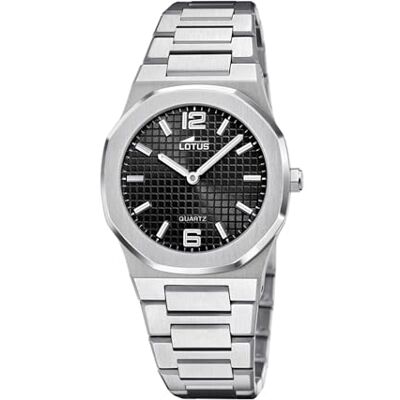 Lotus Reloj Mujer Analógico de Acero Inoxidable 316l Plateado Movimiento de Cuarzo Cristal Mineral de Alta Resistencia Resistente al Agua 5 ATM Excellent Lotus Reloj Mujer Analógico de Acero Inoxidable 316l Plateado Movimiento de Cuarzo Cristal Mineral de Alta Resistencia Resistente al Agua 5 ATM Excellent