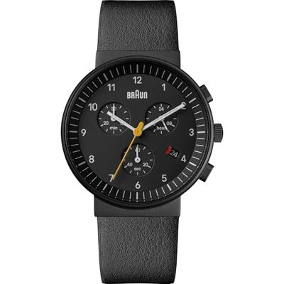 Braun BN0035BKBKG Reloj cronógrafo de Caballero de Cuarzo con Correa de Piel Braun BN0035BKBKG Reloj cronógrafo de Caballero de Cuarzo con Correa de Piel