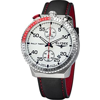 Elysee Reloj Analógico para Hombres de Cuarzo con Correa en Cuero Elysee Reloj Analógico para Hombres de Cuarzo con Correa en Cuero