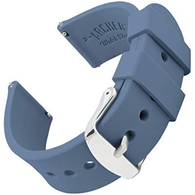 Archer Watch Straps Correas de Reloj de Silicona Suave de Liberación Rápida Archer Watch Straps Correas de Reloj de Silicona Suave de Liberación Rápida