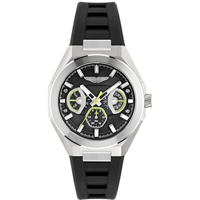 Aston Martin Racing AML Thrill MTRI1 Reloj de Pulsera multifunción para Hombre, Negro Aston Martin Racing AML Thrill MTRI1 Reloj de Pulsera multifunción para Hombre, Negro