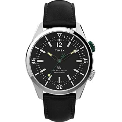 Timex Reloj analógico para Hombre de Cuarzo con Correa en Cuero Timex Reloj analógico para Hombre de Cuarzo con Correa en Cuero