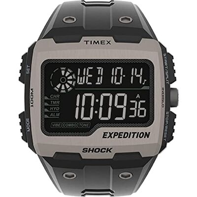 Timex Expedition Grid Shock Reloj para hombre de 50mm con correa de resina Timex Expedition Grid Shock Reloj para hombre de 50mm con correa de resina