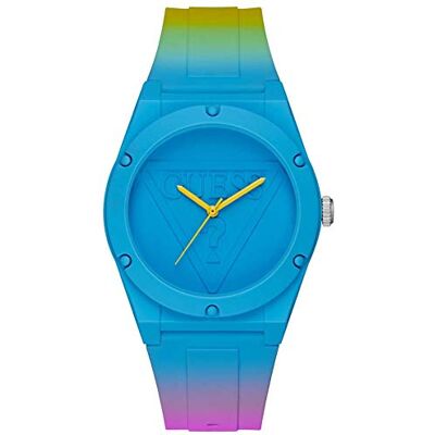 GUESS Reloj Analógico para Unisex Adulto de Cuarzo con Correa en Silicone GUESS Reloj Analógico para Unisex Adulto de Cuarzo con Correa en Silicone