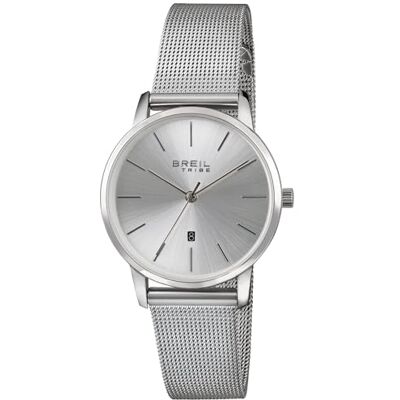 BREIL Reloj DE Mujer Esfera Avery Movimiento Silver Solo 3 Cuarzo LANCHE y Mesh Silver Steel BREIL Reloj DE Mujer Esfera Avery Movimiento Silver Solo 3 Cuarzo LANCHE y Mesh Silver Steel