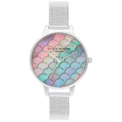 Olivia Burton Reloj Analógico de Cuarzo para Mujer Colección Under The Sea con Correa de Malla de Acero Inoxidable Plateada Olivia Burton Reloj Analógico de Cuarzo para Mujer Colección Under The Sea con Correa de Malla de Acero Inoxidable Plateada