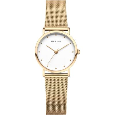 BERING 13426 Reloj de Cuarzo para Mujer con Caja de Acero Inoxidable de 26 mm y Esfera, Correa milanesa, Cristal de Zafiro y Resistencia al Agua de 3 ATM BERING 13426 Reloj de Cuarzo para Mujer con Caja de Acero Inoxidable de 26 mm y Esfera, Correa milanesa, Cristal de Zafiro y Resistencia al Agua de 3 ATM