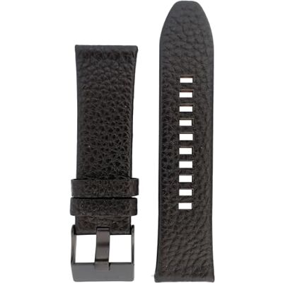 Diesel Relojes de pulsera para hombre, 26 mm, piel negra, correa de repuesto original para DZ4323 Diesel Relojes de pulsera para hombre, 26 mm, piel negra, correa de repuesto original para DZ4323
