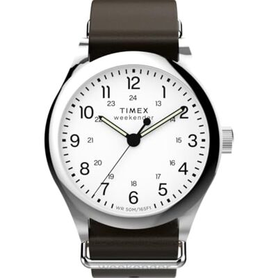 Timex Men's Weekender New England 3 Hand 39mm Quartz Watch Timex Men's Weekender New England 3 Hand 39mm Quartz Watch