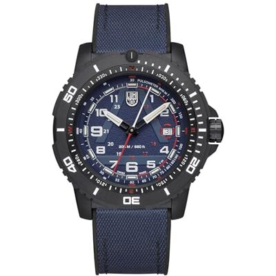 Luminox Land Ice SAR Reloj de Hombre de 45 mm de plástico – Cuarzo analógico 20 Bar, Correa de Caucho Azul, Esfera Azul, Fecha, manecillas luminiscentes Luminox Land Ice SAR Reloj de Hombre de 45 mm de plástico – Cuarzo analógico 20 Bar, Correa de Caucho Azul, Esfera Azul, Fecha, manecillas luminiscentes