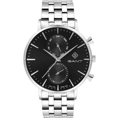 GANT Park Hill Day-Date II (43,5 mm) Esfera Negra/Acero Inoxidable GANT Park Hill Day-Date II (43,5 mm) Esfera Negra/Acero Inoxidable
