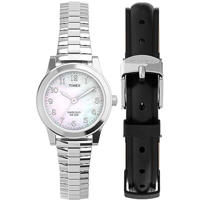Timex Essex Ave TWG063500 Reloj para mujer de 25 mm con correa de acero inoxidable Timex Essex Ave TWG063500 Reloj para mujer de 25 mm con correa de acero inoxidable