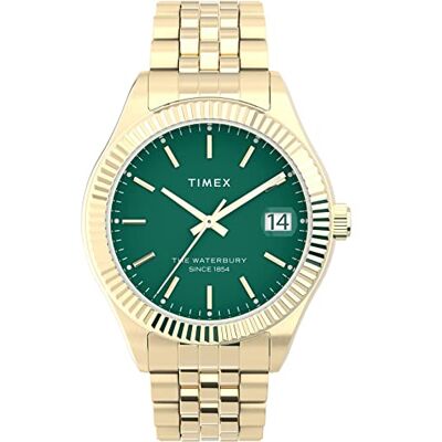 Timex Reloj Analógico para Mujer de Cuarzo con Correa en Acero Inoxidable Timex Reloj Analógico para Mujer de Cuarzo con Correa en Acero Inoxidable