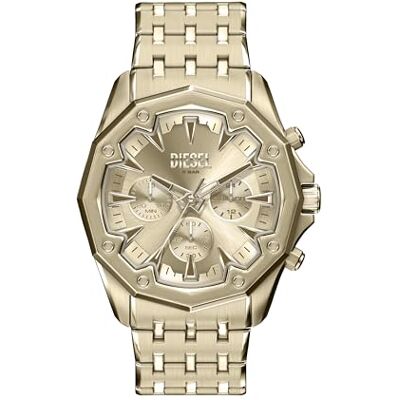 Diesel Stinger Hombre Reloj de 46MM de Acero Inoxidable Tono Dorado, Diesel Stinger Hombre Reloj de 46MM de Acero Inoxidable Tono Dorado,