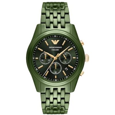Giorgio Armani Reloj analógico de Cuarzo para Hombre con Correa de Acero Inoxidable Giorgio Armani Reloj analógico de Cuarzo para Hombre con Correa de Acero Inoxidable