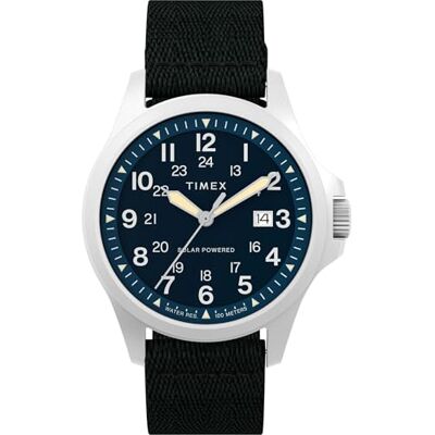Timex Expedition North Reloj para Hombre, Correa Negra, liberación rápida, Esfera Azul, Caja de Acero Inoxidable, 41 mm, Timex Expedition North Reloj para Hombre, Correa Negra, liberación rápida, Esfera Azul, Caja de Acero Inoxidable, 41 mm,