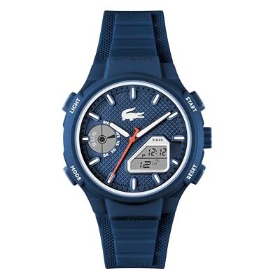 Lacoste Reloj de Cuarzo Multifuncional Analógico-Digital para hombre Colección LC33 Collection con Correa en silicona Lacoste Reloj de Cuarzo Multifuncional Analógico-Digital para hombre Colección LC33 Collection con Correa en silicona