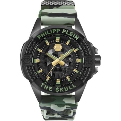 Philipp Plein Analógico Modelo The $Kull Men`s 44mm 5ATM. Marca Philipp Plein Analógico Modelo The $Kull Men`s 44mm 5ATM. Marca