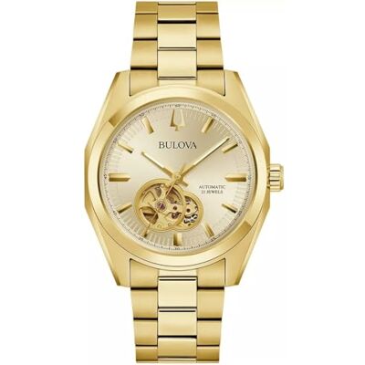 Bulova Reloj automático , Dorado, Pulsera Bulova Reloj automático , Dorado, Pulsera
