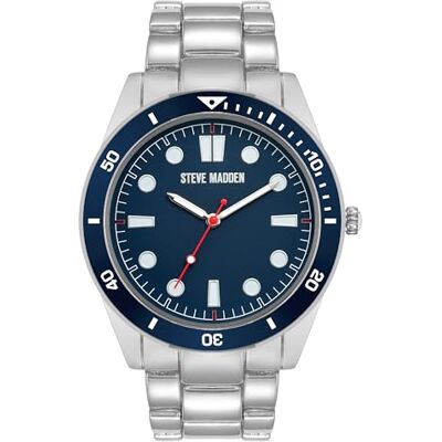 Steve Madden Reloj de Vestir , Plata Steve Madden Reloj de Vestir , Plata